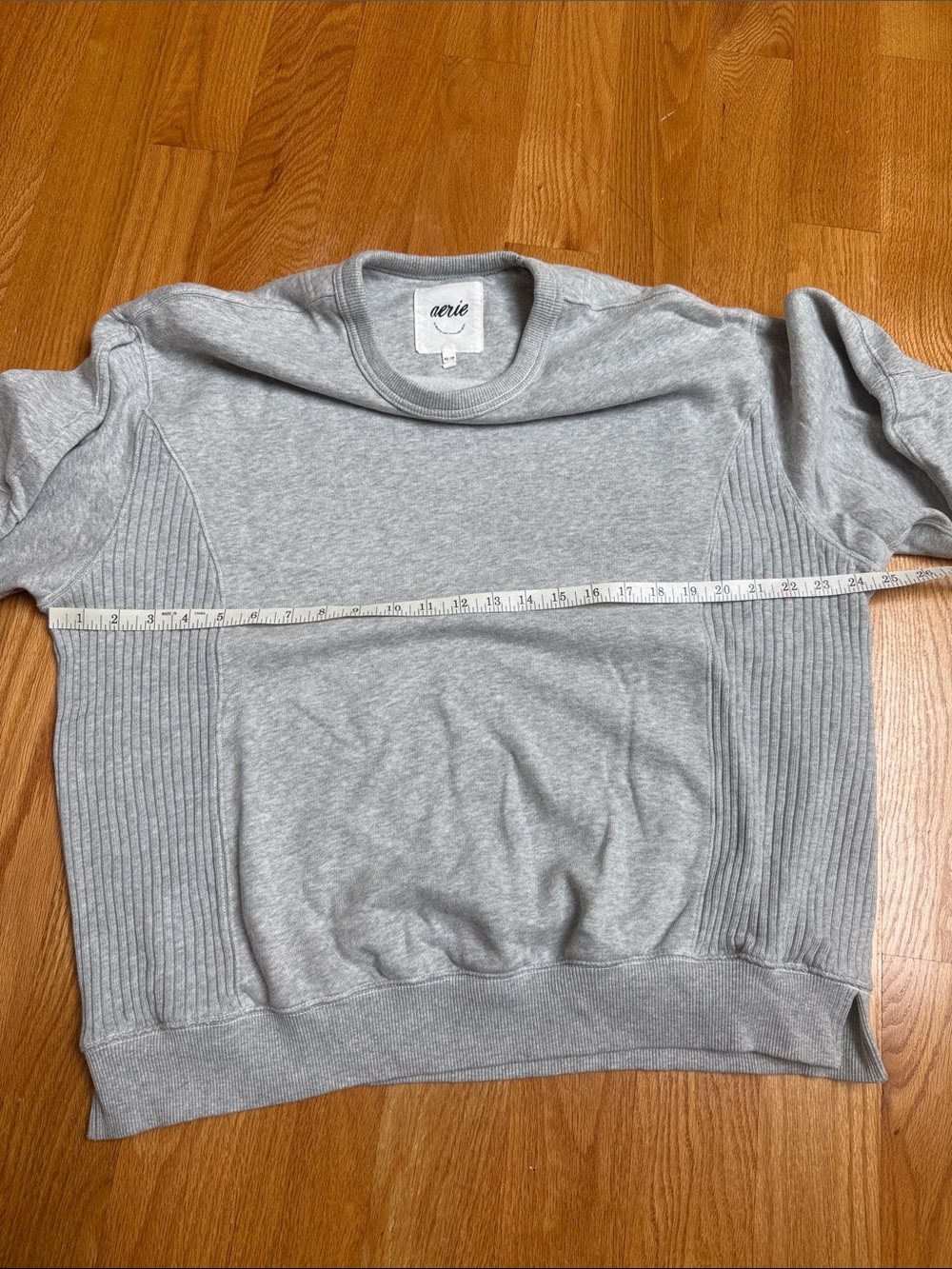 Aerie Très Chic Oversized Crew Neck Sweatshirt XS - Picture 4 of 6